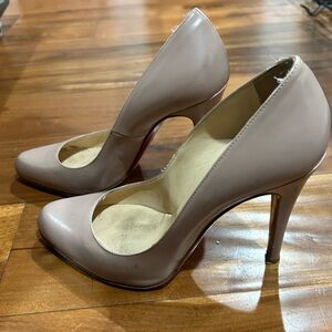 Louboutin nude heels